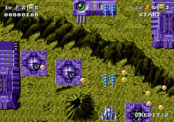 Battle Squadron (USA, Europe) screen shot game playing